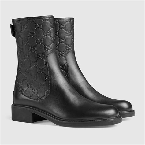 gucci zipper boots